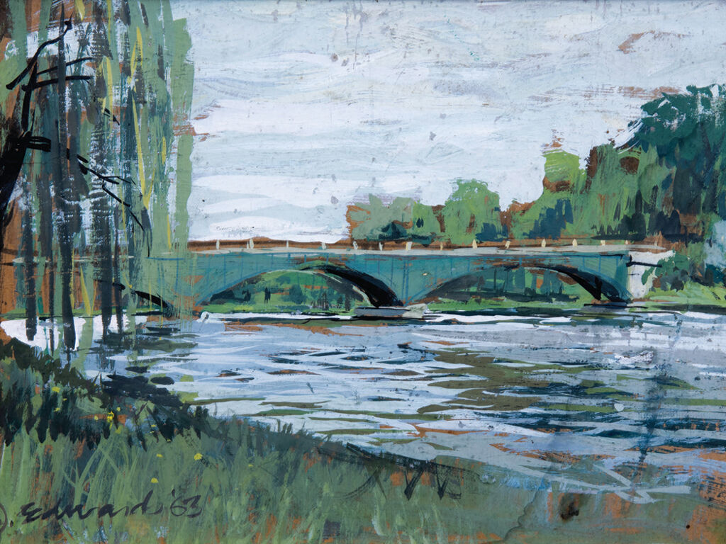 James Wilson Edwards - View of Lake Carnegie 1963.jpg